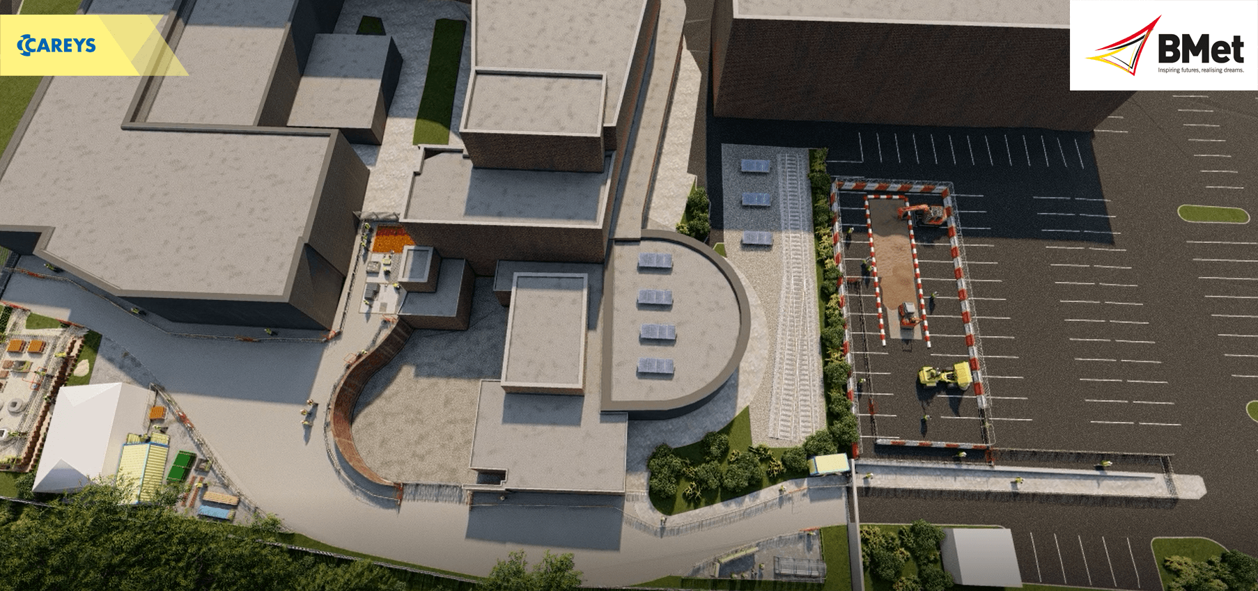 B-Met college CGI flythrough