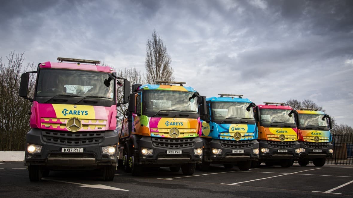 Careys Foundation Charity Branded Tipper Trucks