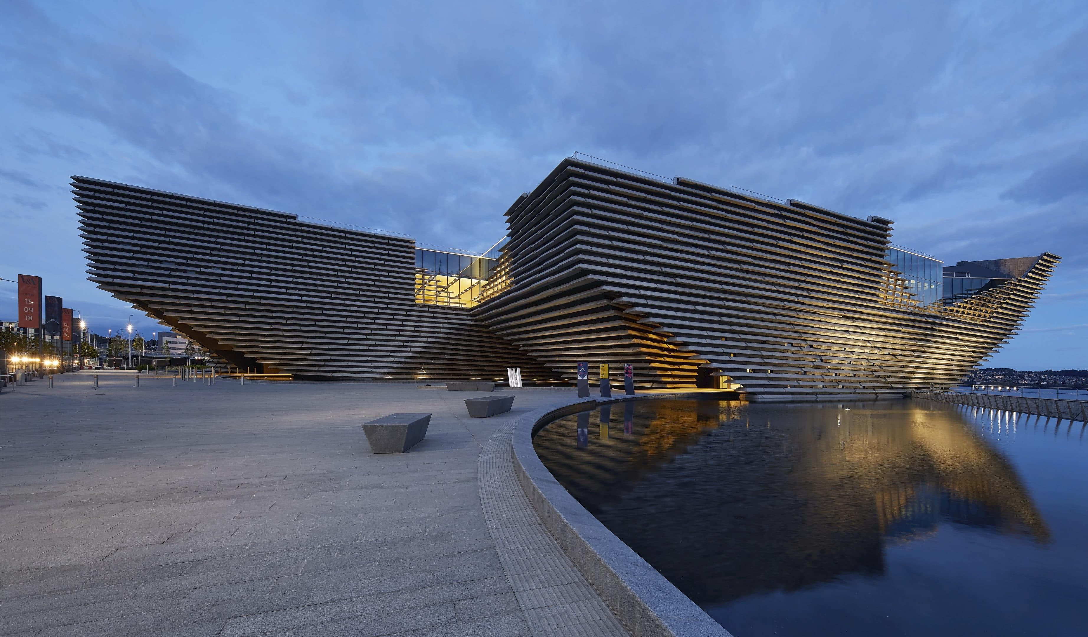 v&a dundee concrete superstructure landscaping substructures