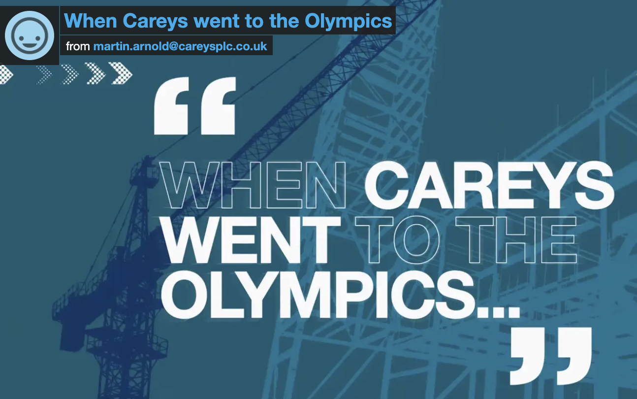 When Careys went to the Olympics